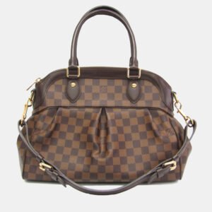 Louis Vuitton Brown Ebene Damier Trevi Pm Shoulder Bag