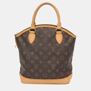 Louis Vuitton Brown Monogram Lockit Handbag