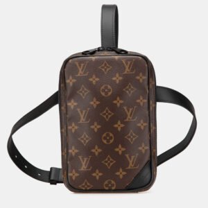 luxury-women-louis-vuitton-used-handbags-p1143114-018 Louis Vuitton Brown Monogram Solar Ray Utility Side Bag