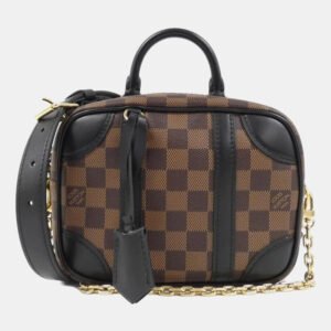 Louis Vuitton Damier Ebene Canvas Valisette Souple BB Shoulder Bag