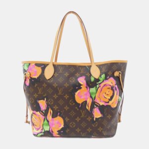 Louis Vuitton Monogram Rose Stephen Sprouse Neverfull MM Bag