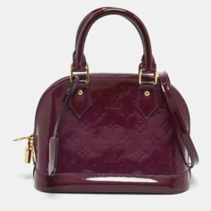 Louis Vuitton Amethyste Monogram Vernis Alma BB Bag