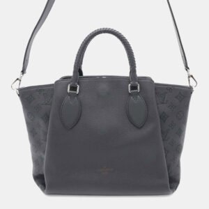 luxury-women-louis-vuitton-used-handbags-p1143851-010 Louis Vuitton Noir Monogram Mahina Haumea Satchel Bag