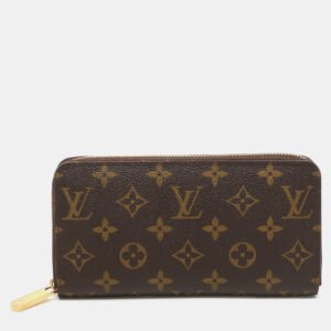 louis vuitton monogram canvas zippy wallet