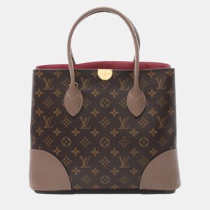 Louis Vuitton Taupe Brown Monogram Canvas Flandrin Tote Bag
