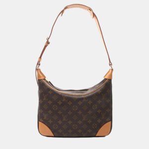 Louis Vuitton Brown Monogram Canvas Boulogne PM Shoulder Bag