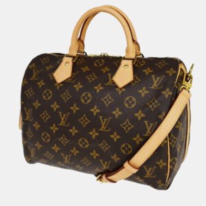 Louis Vuitton Brown Monogram Canvas Speedy Bandouliere 30 Shoulder Bag