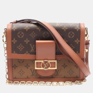 Louis Vuitton Brown Monogram Reverse Canvas Dauphine Shoulder Bag
