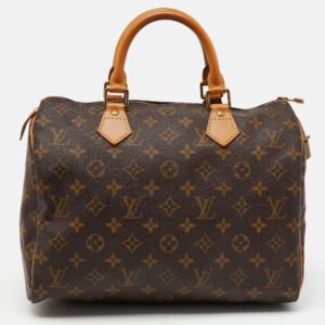Louis Vuitton Monogram Canvas Speedy 30 Bag