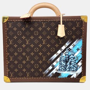 Louis Vuitton Brown Coated Canvas and Leather Coteville 40 bag