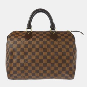 Louis Vuitton Brown Damier Ebene Speedy 30 Handbag