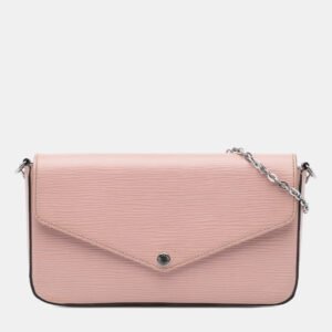 Louis Vuitton Pink Epi Pochette Felicie