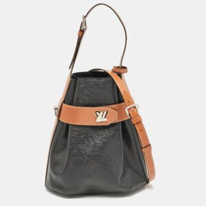 Louis Vuitton Black/Brown Epi Leather Twist Bucket Bag