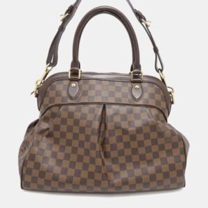 Louis Vuitton Red Damier Ebene Canvas Trevi GM Shoulder Bag