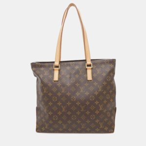 Louis Vuitton Brown Monogram Canvas Cabas Mezzo Tote Bag