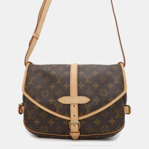 Louis Vuitton Brown Monogram Canvas Saumur 30 Shoulder Bag