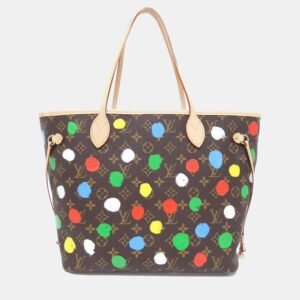 Louis Vuitton Brown Monogram Neverfull MM Tote Bag