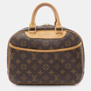 Louis Vuitton Brown Monogram Canvas Trouville Handbag
