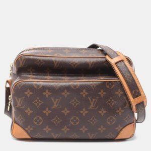 luxury-women-louis-vuitton-used-handbags-p1151598-002 Louis Vuitton Nile Shoulder Bag Monogram Canvas Leather