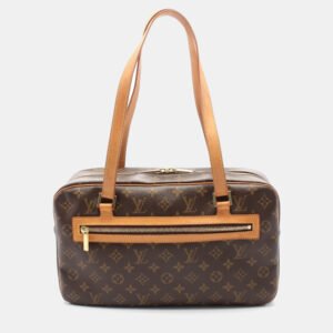 Louis Vuitton Brown Monogram Leather Cite GM Shoulder Bag