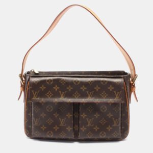 Louis Vuitton Brown Monogram Canvas Vivacite GM Shoulder Bag