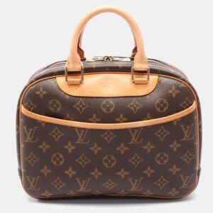Louis Vuitton Brown Monogram Canvas Trouville Handbag