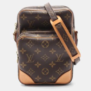 luxury-women-louis-vuitton-used-handbags-p1151633-007 Louis Vuitton Brown Monogram Canvas Amazon Shoulder Bag