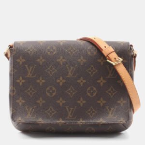 luxury-women-louis-vuitton-used-handbags-p1151639-009 Louis Vuitton Monogram Musette Tango Long Strap Shoulder Bag
