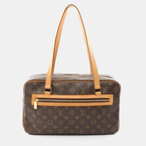 Louis Vuitton Brown Monogram Leather Cite GM Shoulder Bag