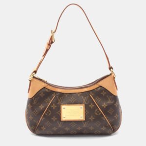 Louis Vuitton Brown Monogram Leather Thames PM Shoulder Bag