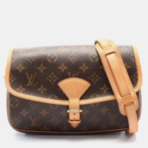 luxury-women-louis-vuitton-used-handbags-p1151683-004 Louis Vuitton Brown Monogram Leather Sologne Shoulder Bag