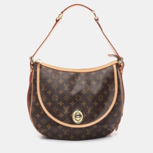 Louis Vuitton Brown Monogram Leather Tolum GM Shoulder Bag