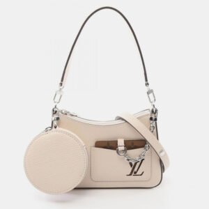 Louis Vuitton Noir Taurillon Leather Freedom Shoulder Bag