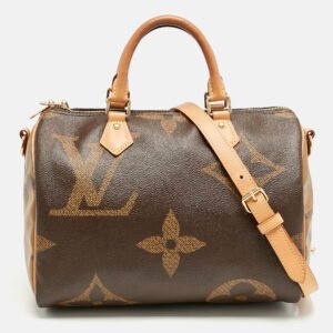 Louis Vuitton Giant Monogram Reverse Canvas Speedy Bandouliere 30 Bag