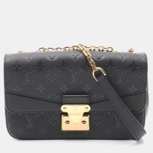 Louis Vuitton Black Monogram Empreinte Leather Marceau Shoulder Bag