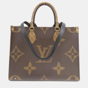 Louis Vuitton Brown Monogram Giant OnTheGo MM Handbag