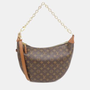 Louis Vuitton Brown Monogram Reverse Loop Hobo Bag