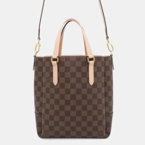 Louis Vuitton Damier Ebene Belmont PM Tote Bag
