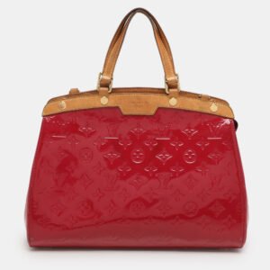 Louis Vuitton Rose Pop Monogram Vernis Brea MM Bag