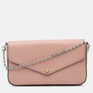 Louis Vuitton Pink Epi Pochette Felicie