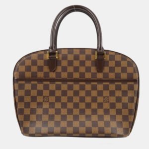 Louis Vuitton Brown Damier Ebene Canvas Sarria Horizontal Handbag