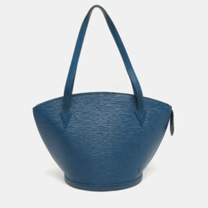 luxury-women-louis-vuitton-used-handbags-p1156558-007 Louis Vuitton Blue Epi Leather Saint Jacques GM Bag