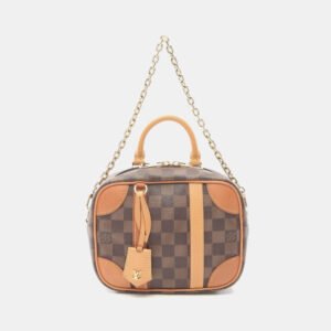Louis Vuitton Valisette Souple Bb 2Way Handbag Damier Canvas Ebene