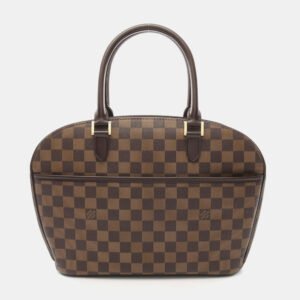 Louis Vuitton Brown Damier Ebene Saria Horizontal Handbag