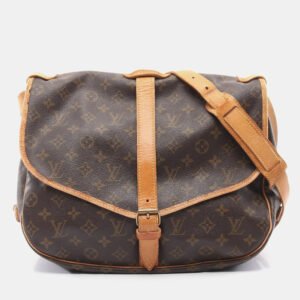 Louis Vuitton Samuel 35 Crossbody Shoulder Bag Monogram Canvas