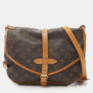 Louis Vuitton Brown Monogram Canvas  Saumur 30 Shoulder Bag