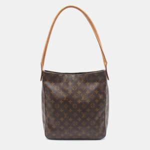 Louis Vuitton Brown Monogram Canvas Looping GM Shoulder Bag