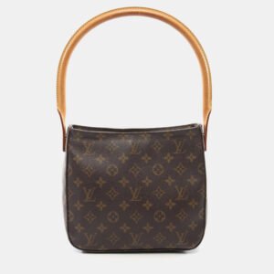 Louis Vuitton Brown Monogram Canvas Looping MM Shoulder Bag