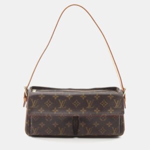 Louis Vuitton Brown Monogram Canvas Vivacite MM Shoulder Bag