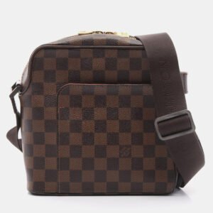 Louis Vuitton Brown Damier Ebene Canvas PM Olaf Shoulder Bag